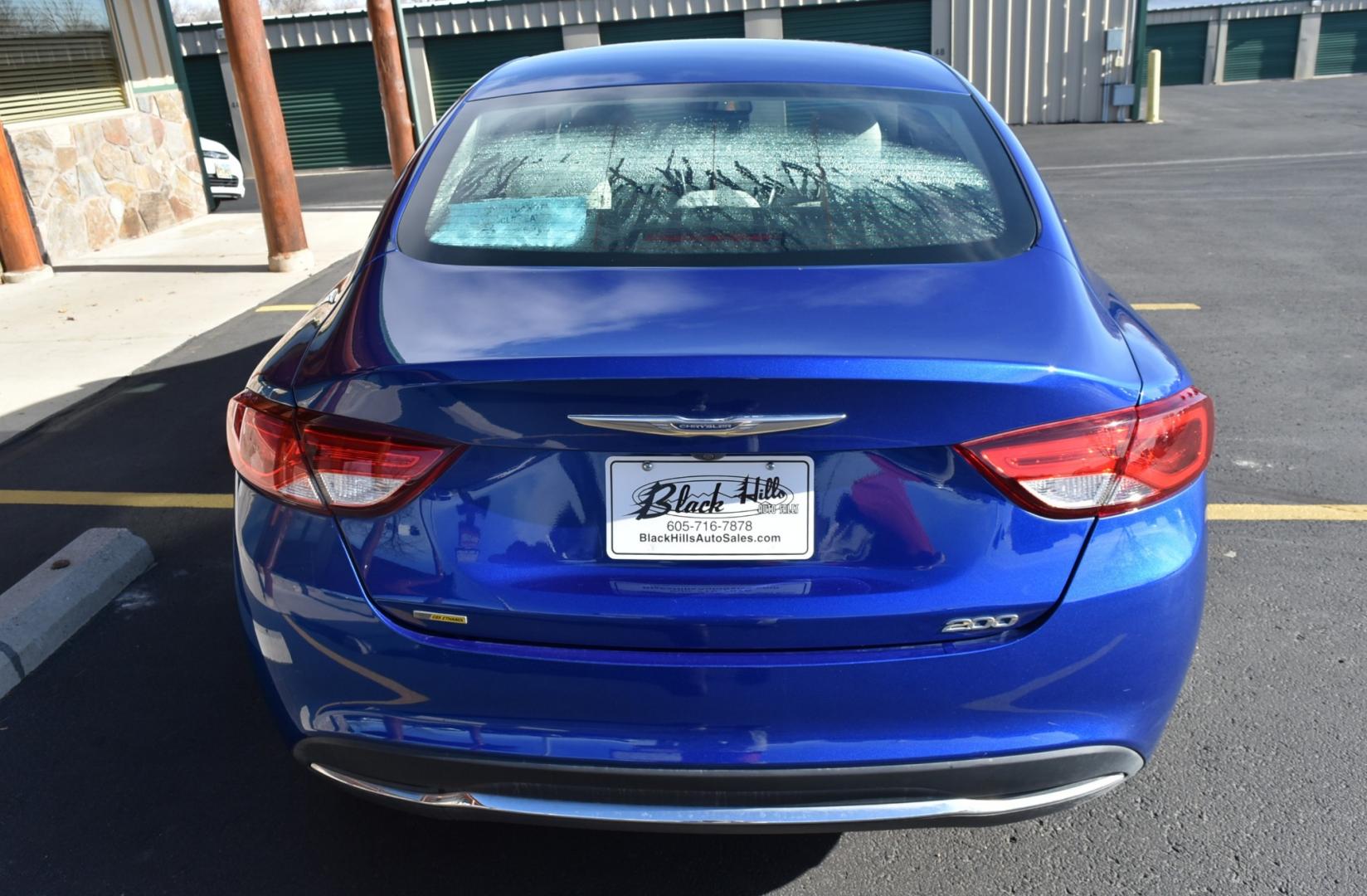 2016 Blue /White Chrysler 200 Limited (1C3CCCAB6GN) with an 2.4L 4 Cyl Multiair engine, 9-Speed Automatic transmission, located at 1600 E Hwy 44, Rapid City, SD, 57703, (605) 716-7878, 44.070232, -103.171410 - Photo#6